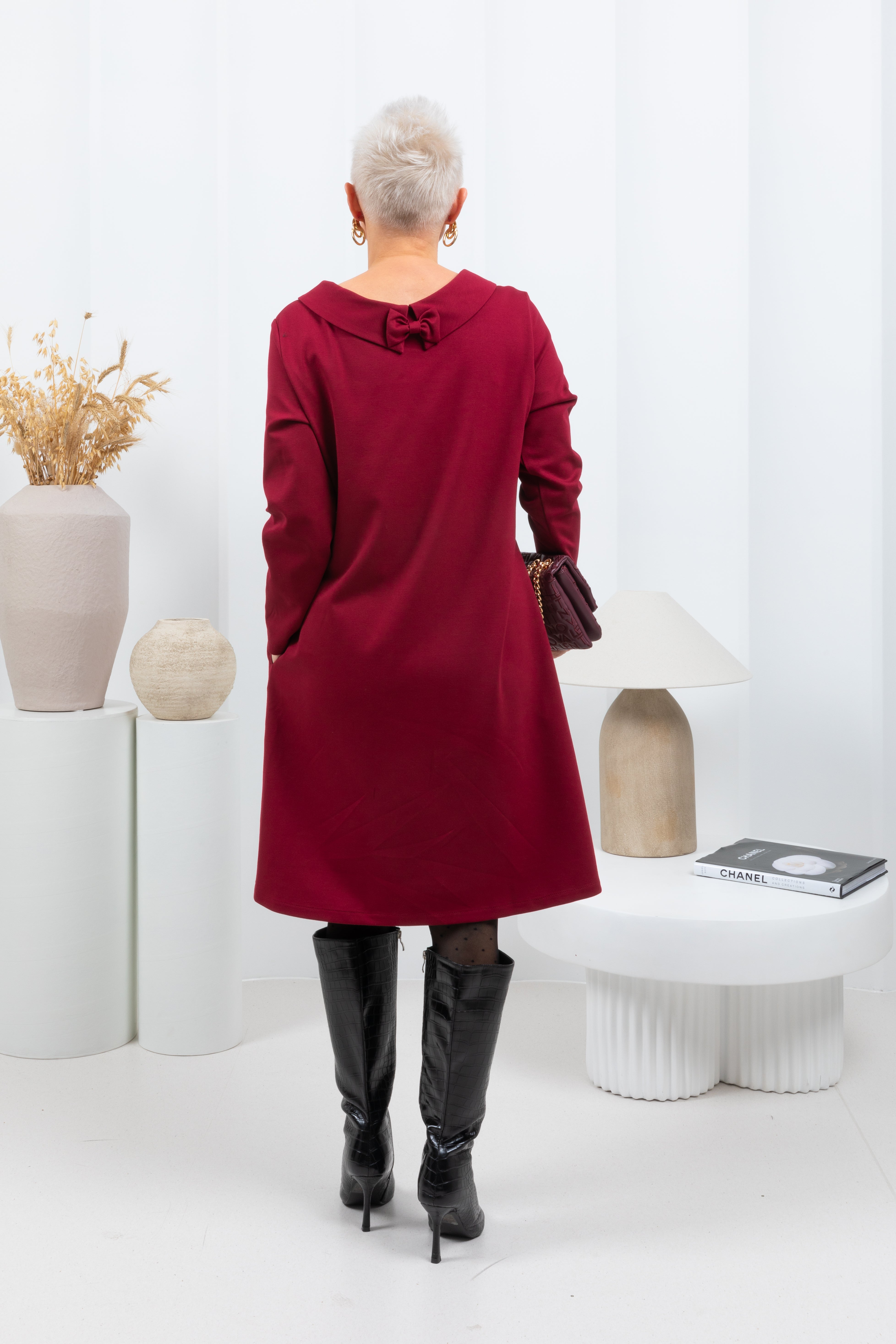STORY — Midikleid aus italienischem Strick