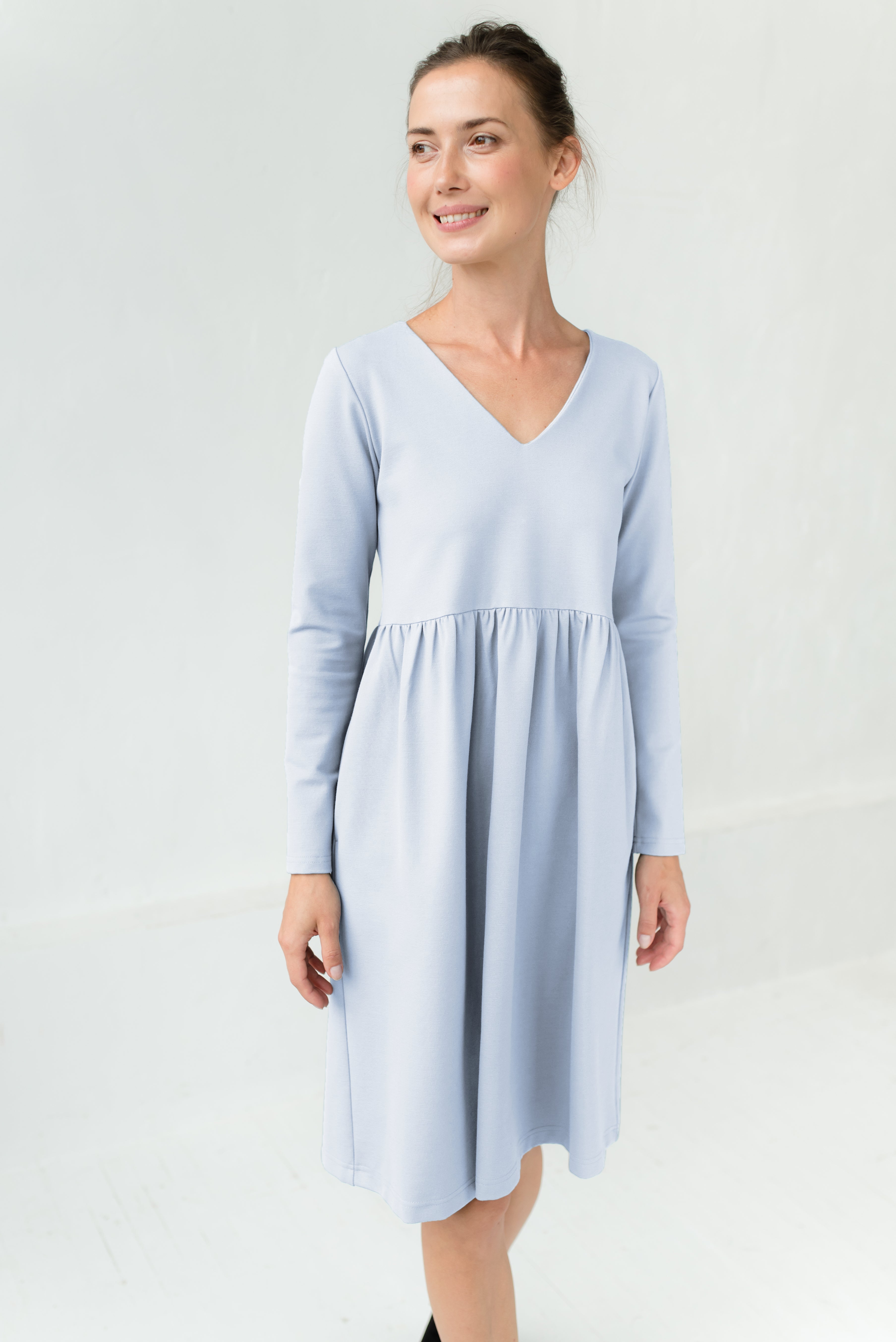 SUNSHINE — Italienisches Punto-Milano-Strickkleid