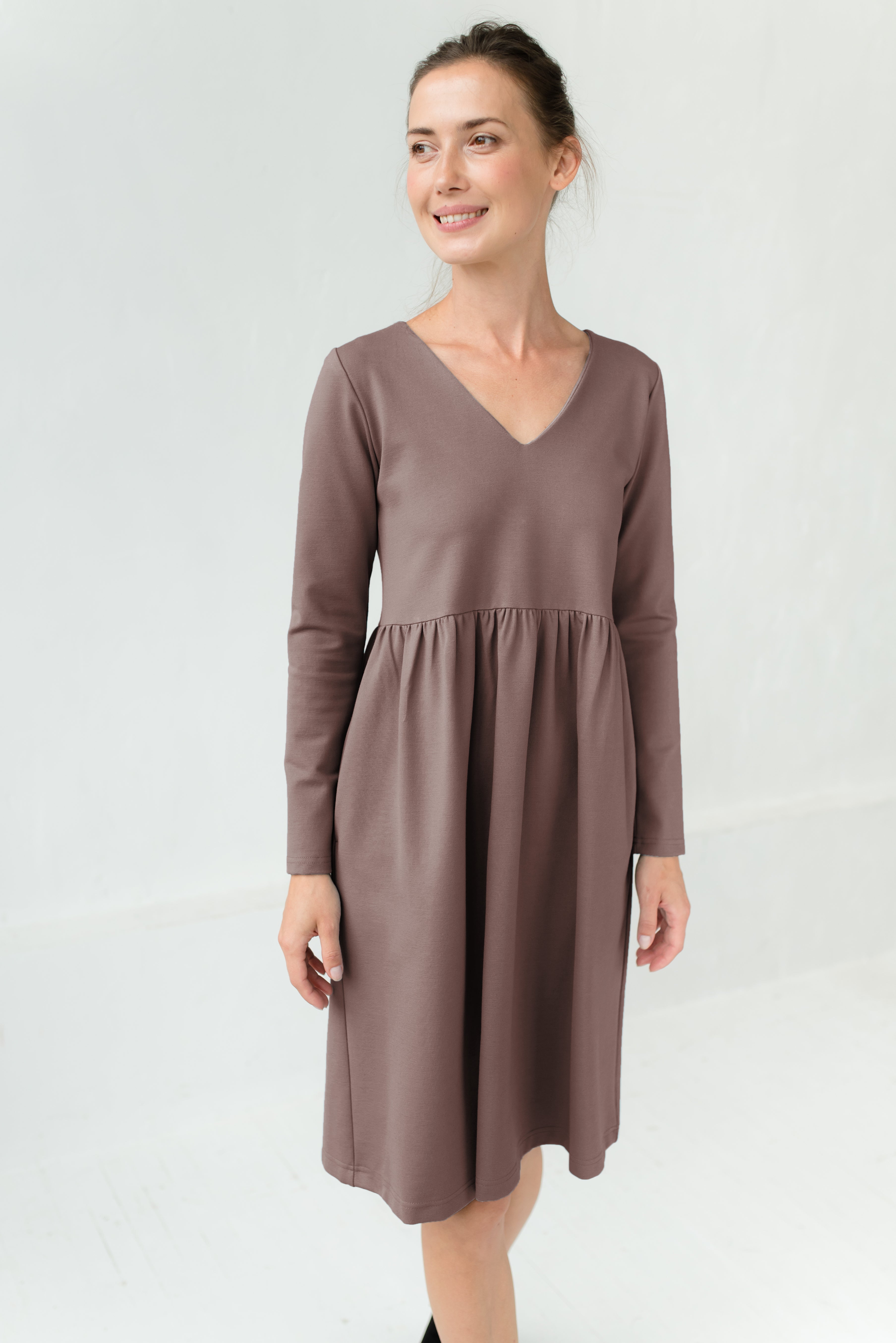 SUNSHINE — Italienisches Punto-Milano-Strickkleid