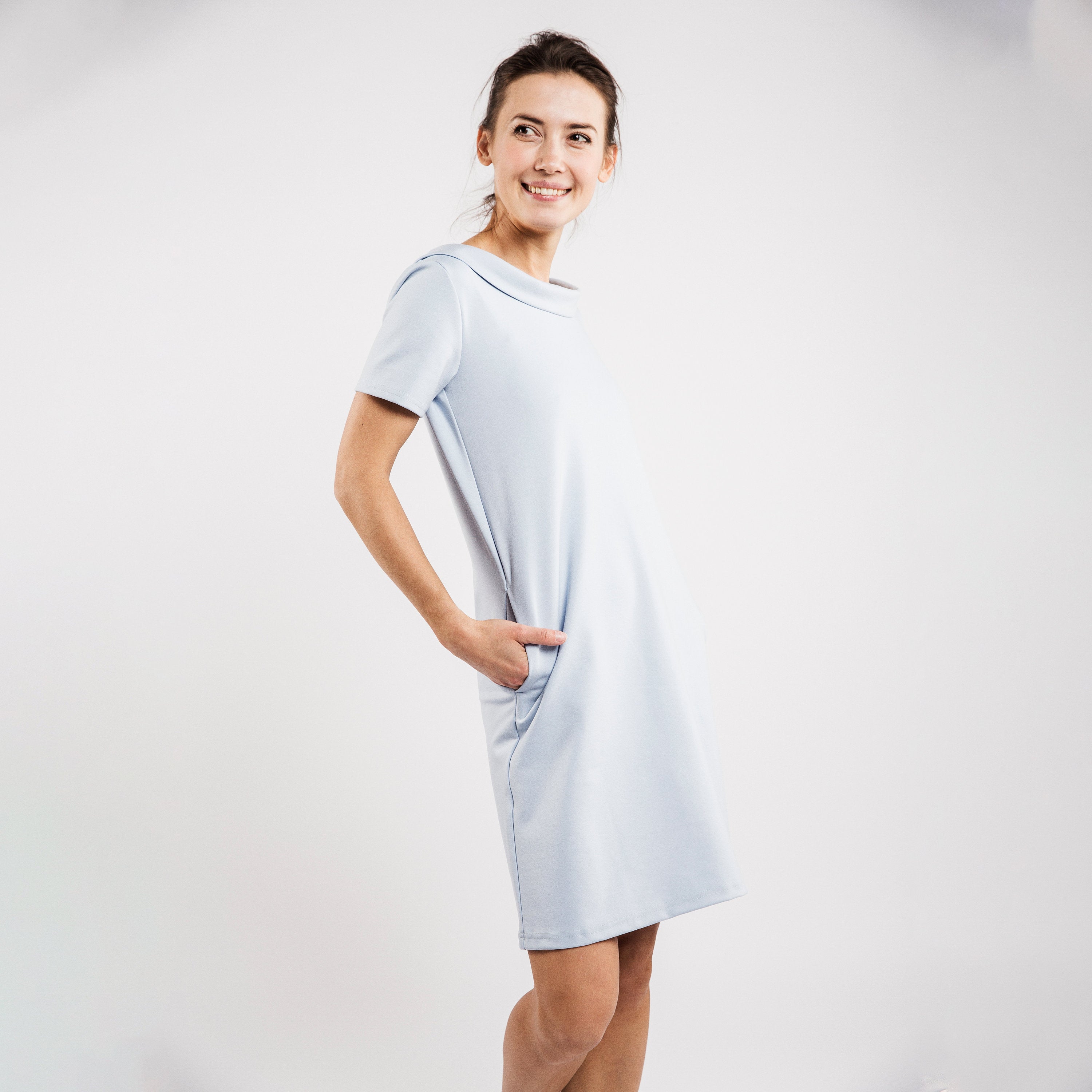 SUMMER — Italian Punto Milano Knit Dress