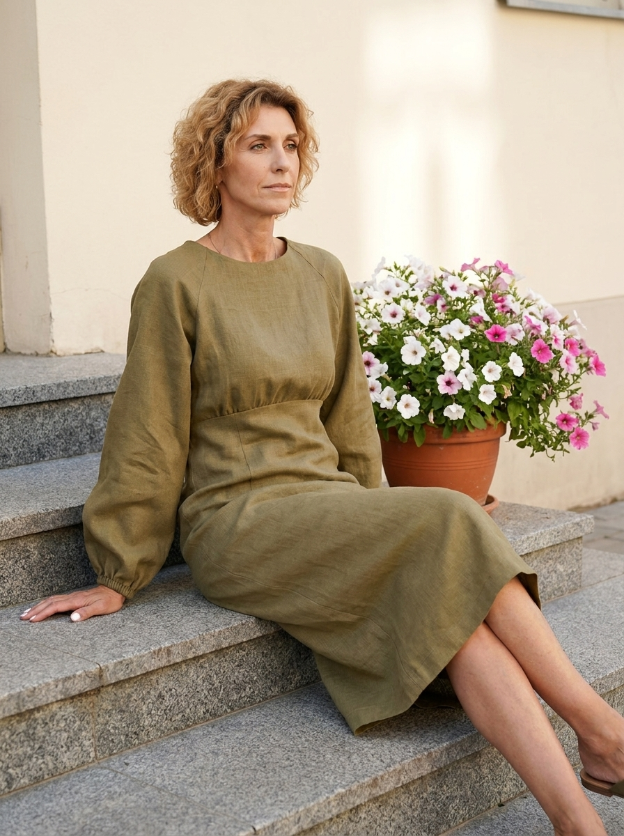 CAROLINE - Linen Dress | New Collection 26/27