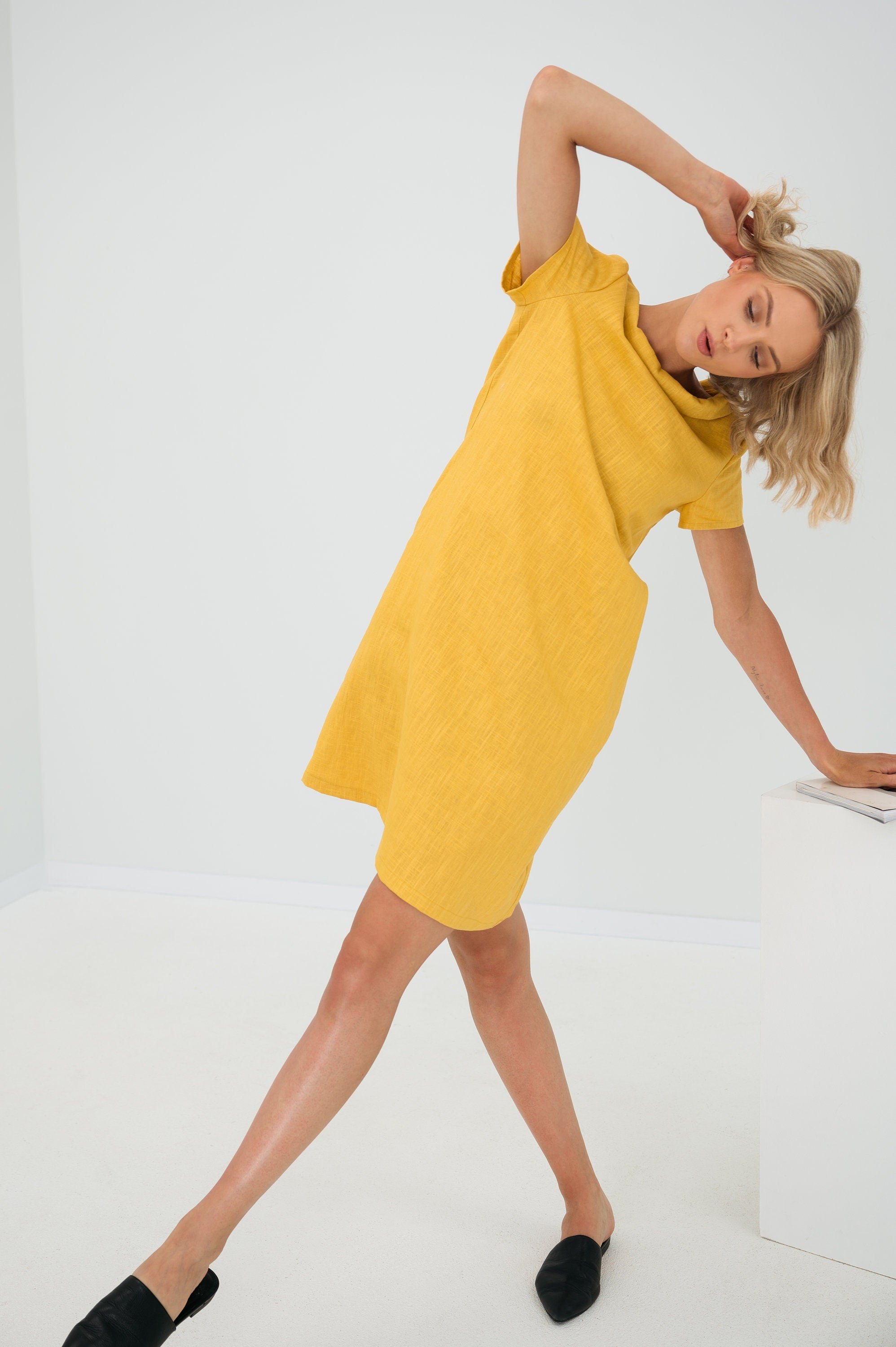 For This Chapter: Linen Dress Story Yellow#Color_Yellow
